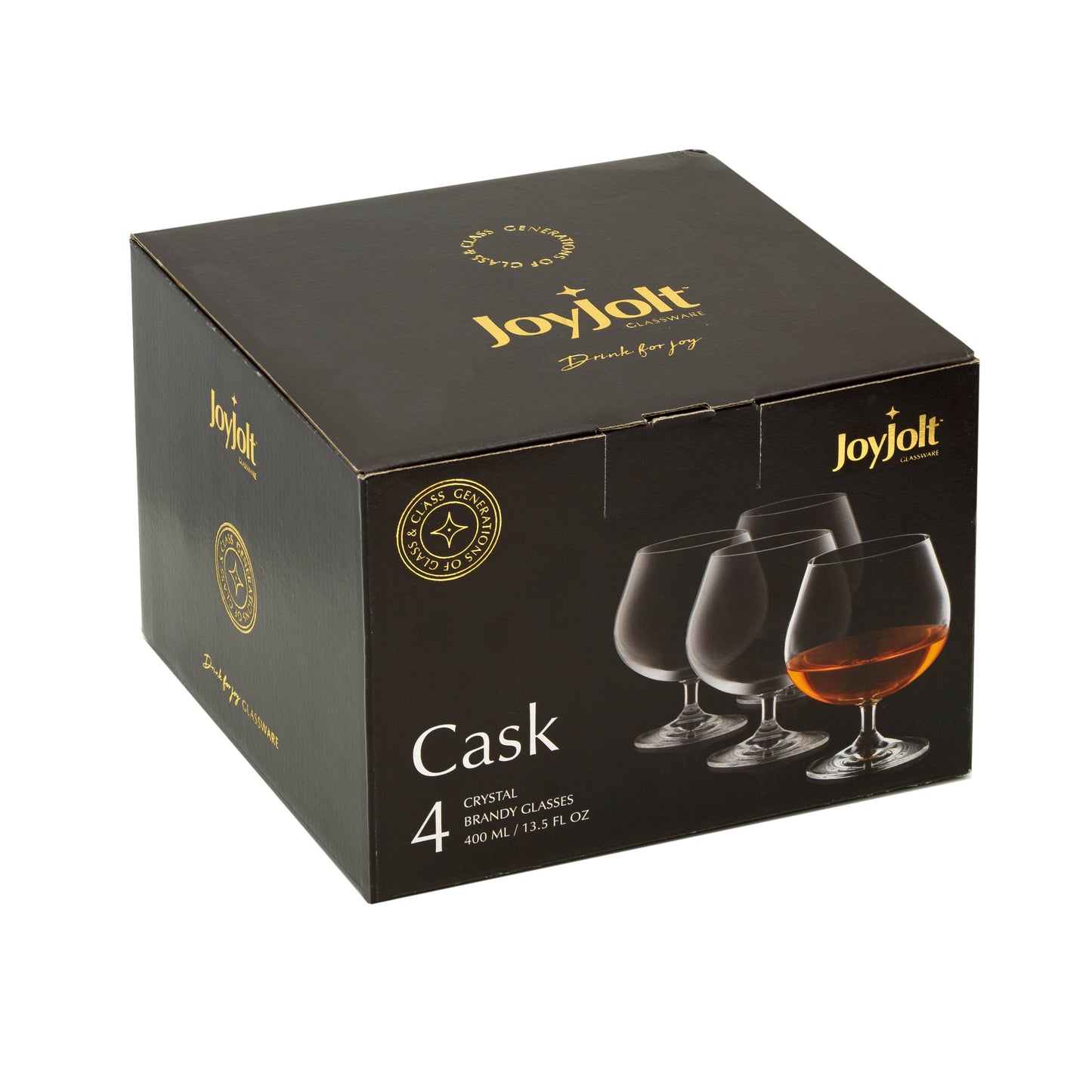 Cask Brandy Glasses, Set of 4