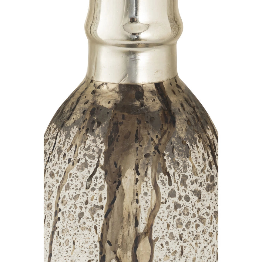 Set of 3 Coco Brushstroke Patterned Glass Vases