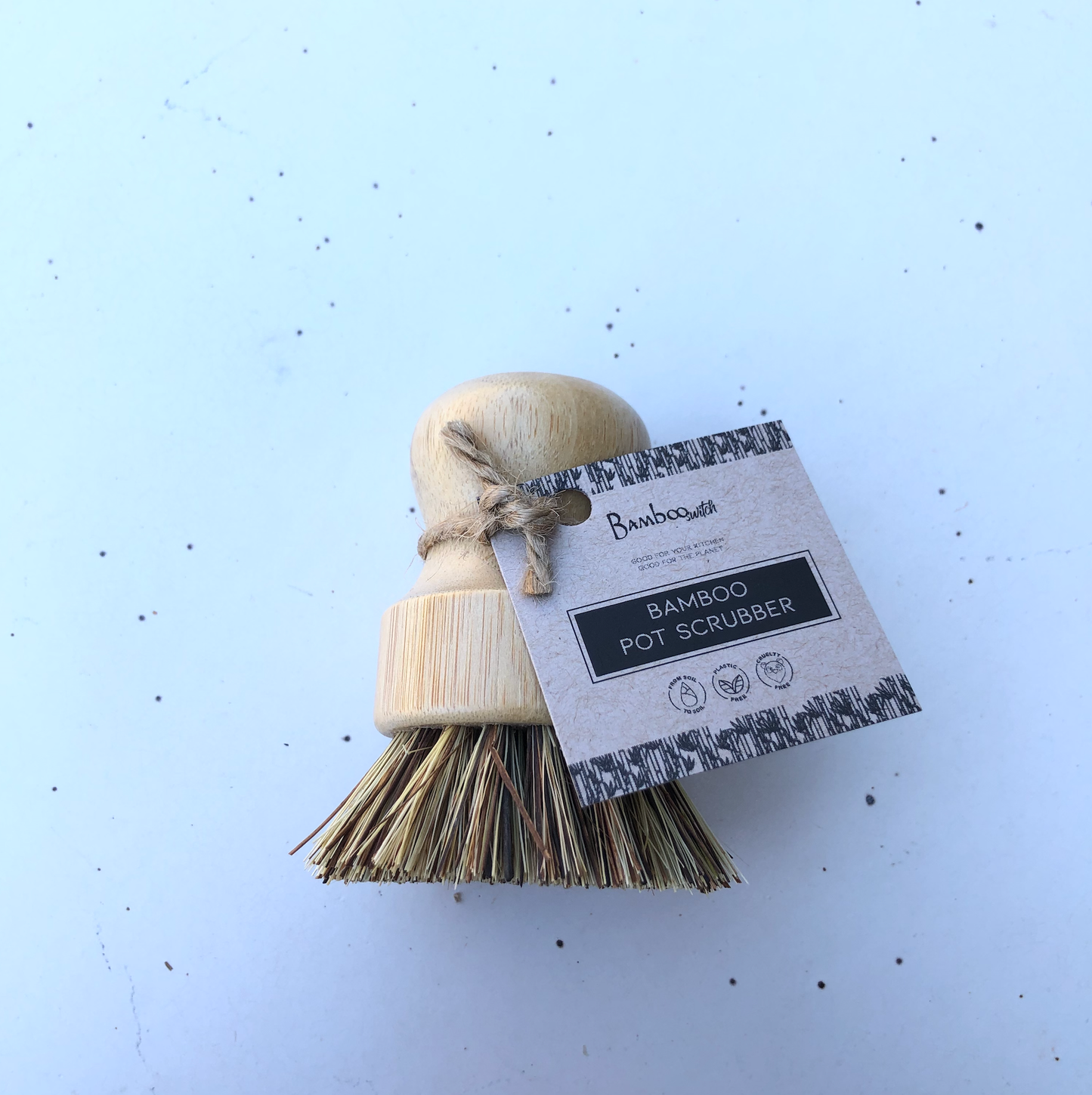 Bamboo Pot Scrubber | Stocking Stuffer Bestseller