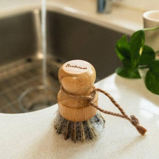 Bamboo Pot Scrubber | Stocking Stuffer Bestseller