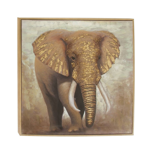 ELEPHANT FRAMED CANVAS ART
