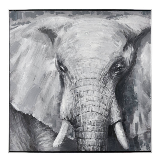 Legendary Elephant Framed Canvas Wall Art
