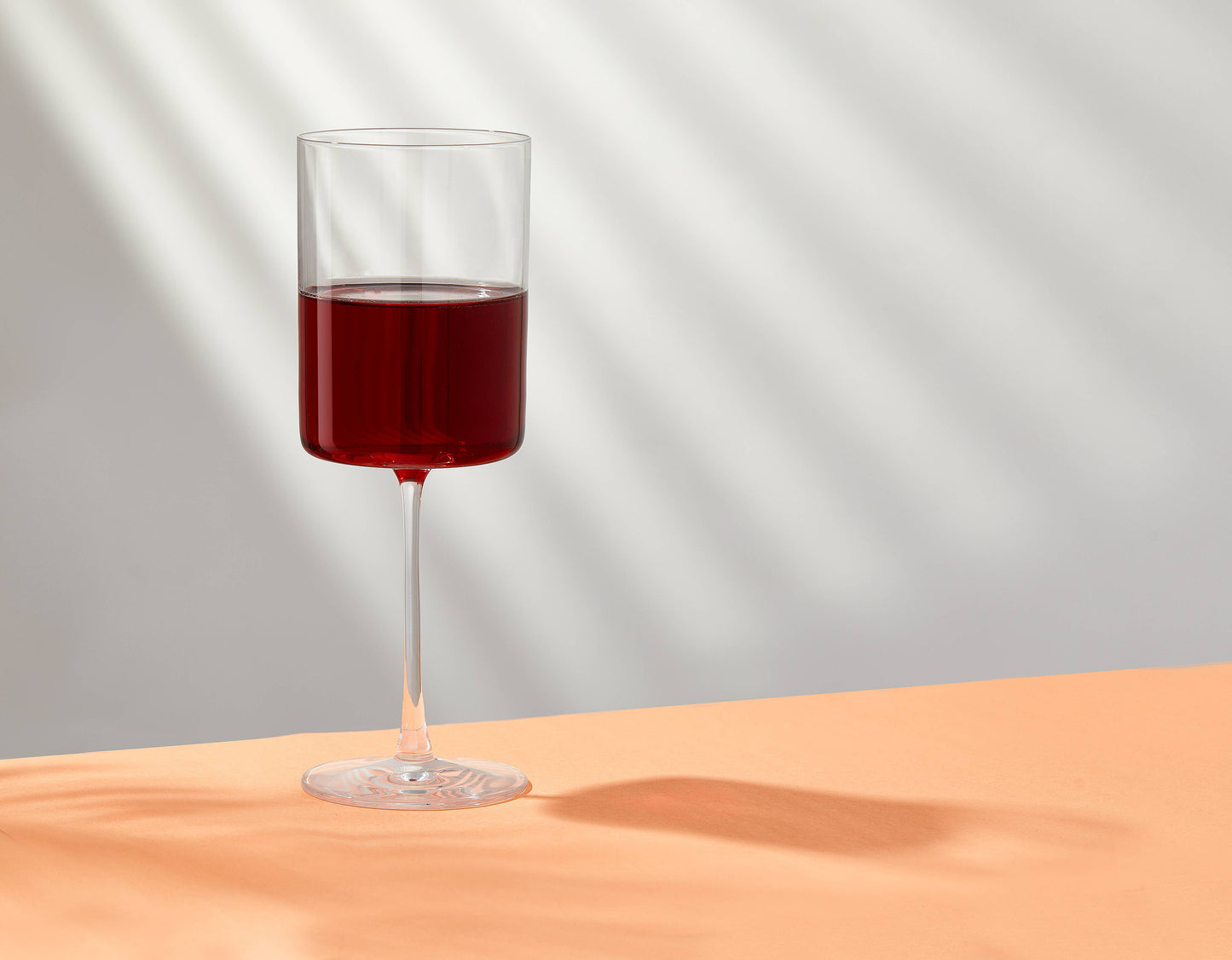Claire Crystal Stemmed Red Wine Glasses
