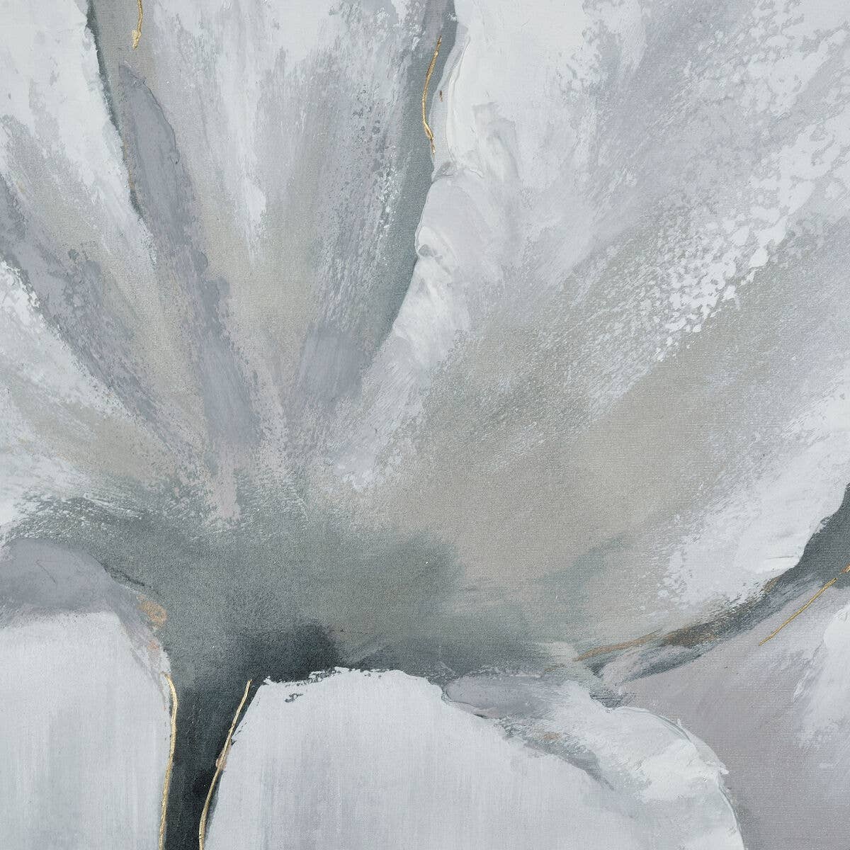 Valerie Blooms White Poppy Framed Canvas Wall Art