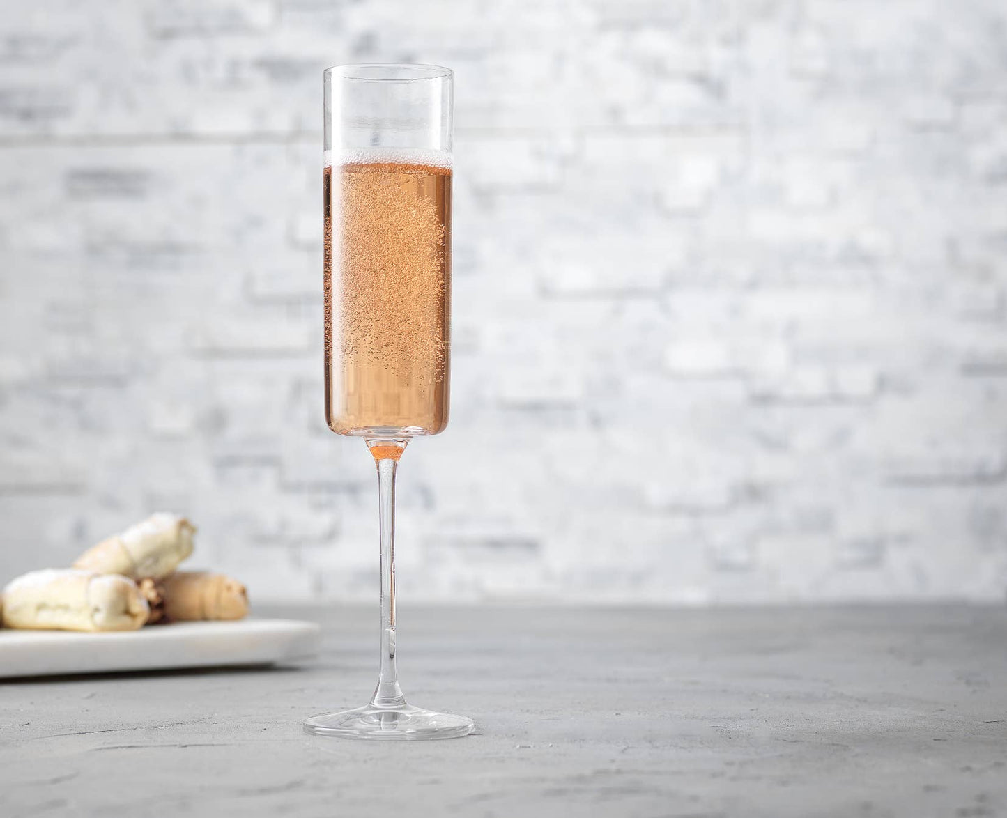 Claire Crystal Champagne Glasses