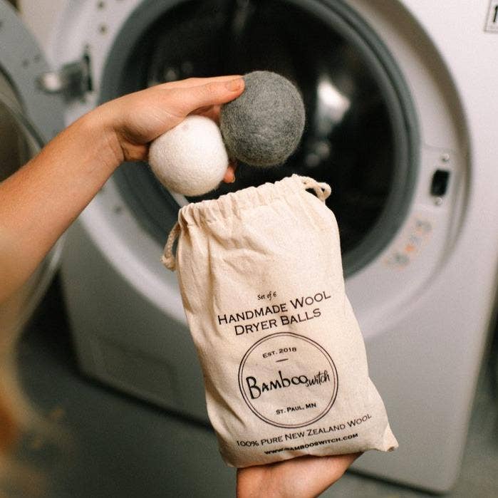 Set of 6 Organic Wool Dryer Balls | Holiday Bestseller