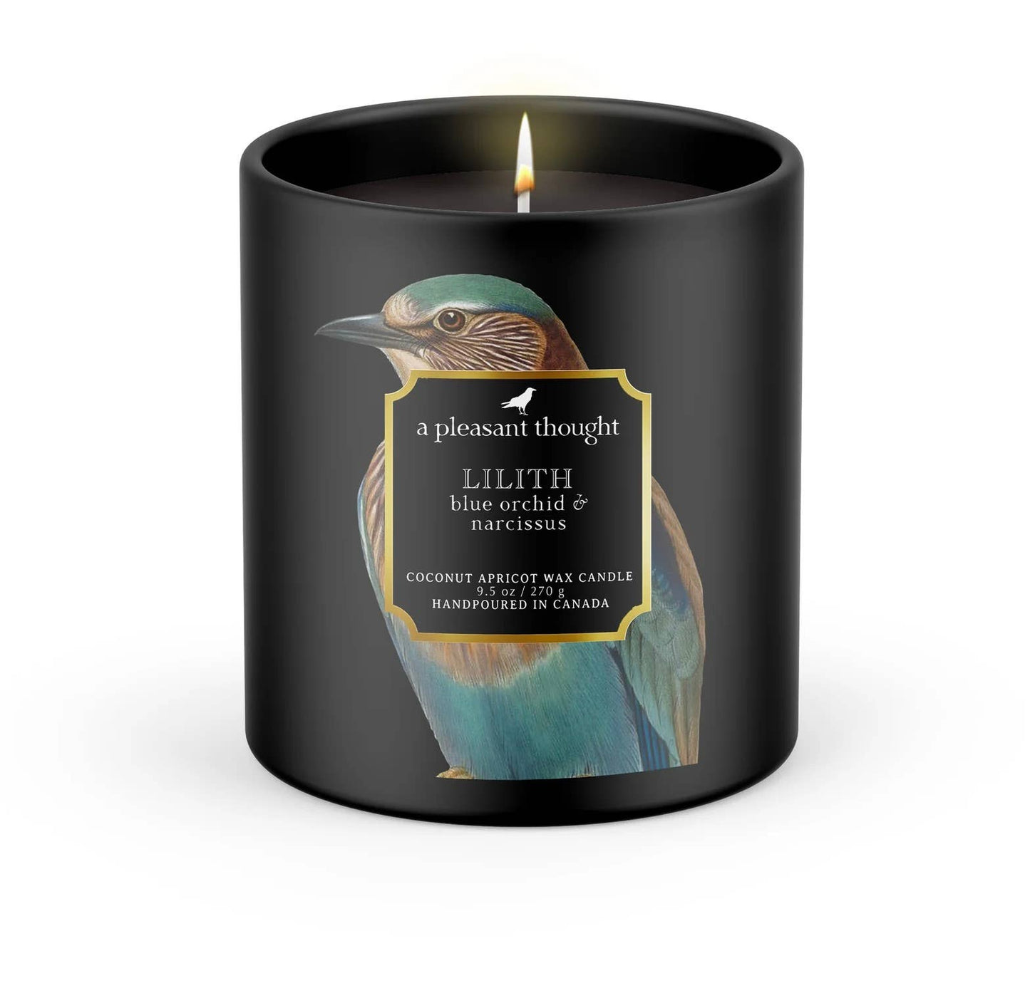LILITH | BLUE ORCHID & NARCISSUS | RAVEN CANDLE