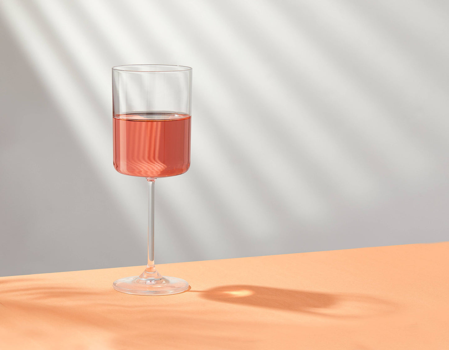 Claire Crystal Stemmed White Wine Glasses
