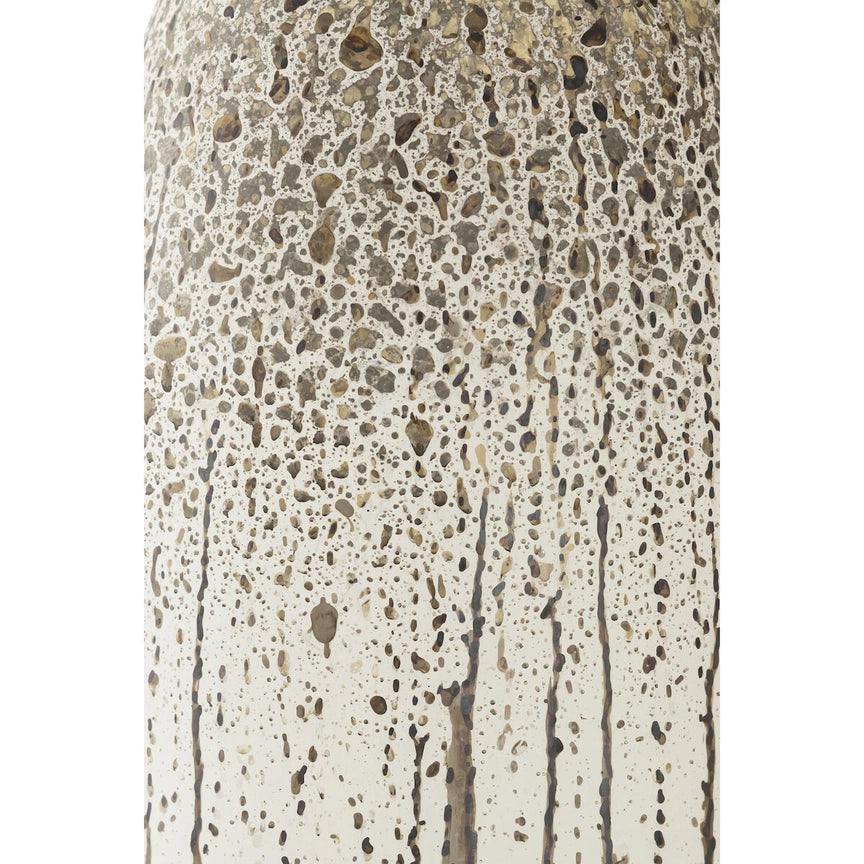 Set of 3 Coco Brushstroke Patterned Glass Vases