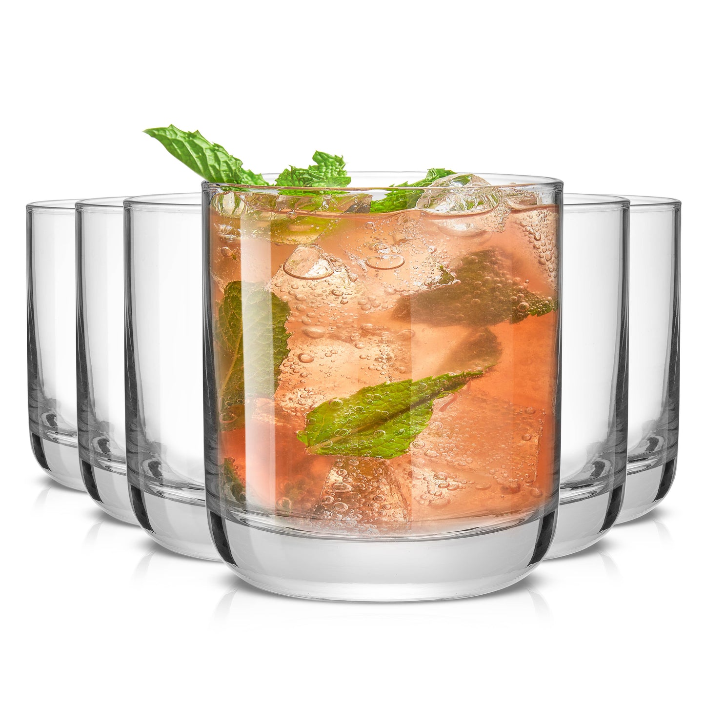 Faye Outdoor Everyday Drinking Glasses, Set of 6 Glass Cups