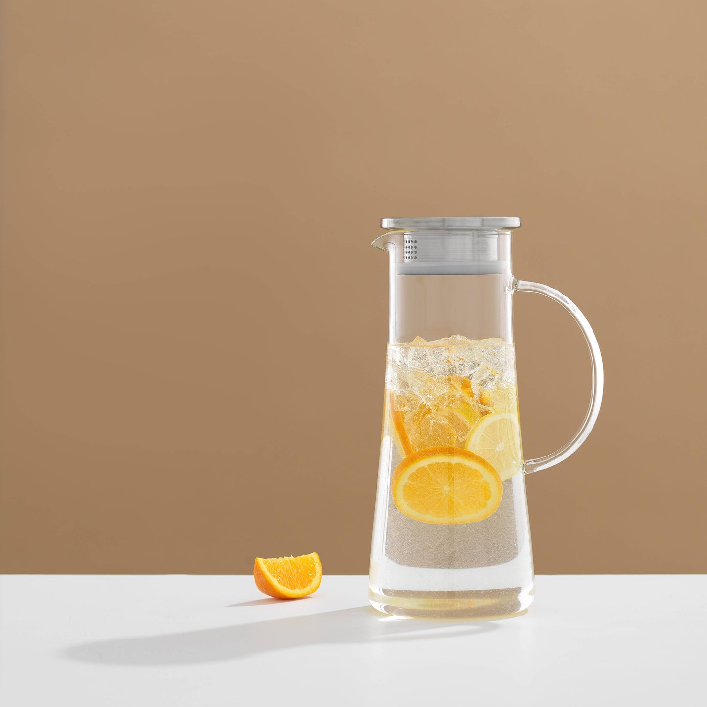 Breeze Summer Drink Pitcher with Stainless Steel Lid - 50 oz