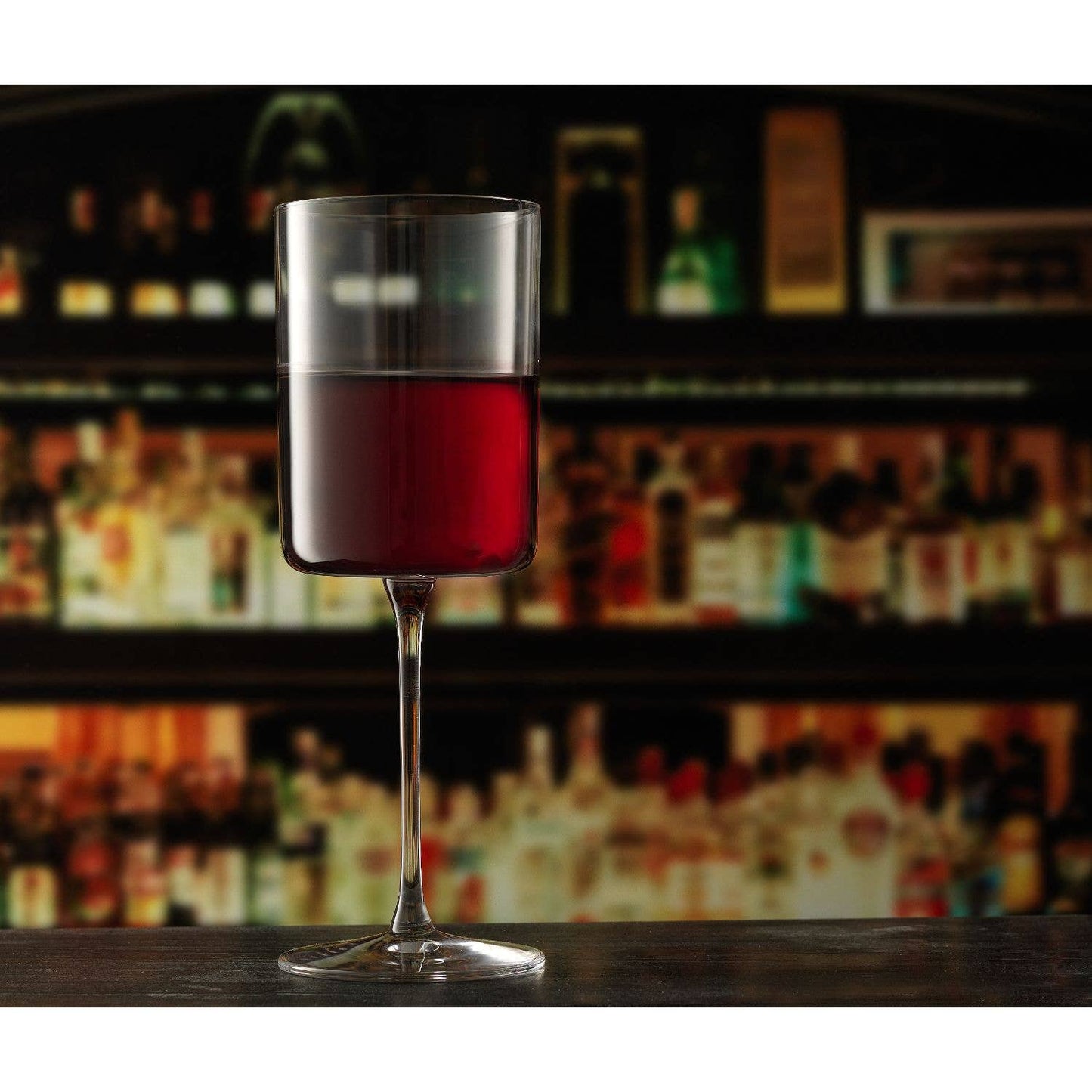 Claire Crystal Stemmed Red Wine Glasses